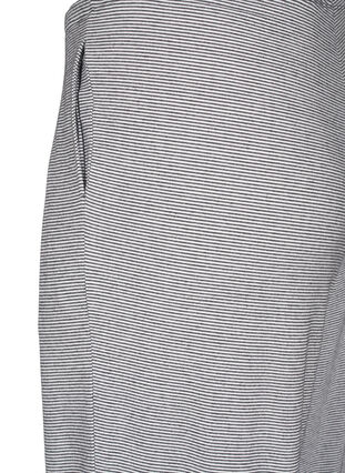 Zizzi Pysjamasbukse med lommer, Striped DGM , Packshot image number 3