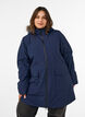 Vanntett parkas med hette, Bl&aring;, Model image number 0