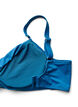 Bikinitopp med b&oslash;yle og drapering, Bl&aring;, Packshot image number 3