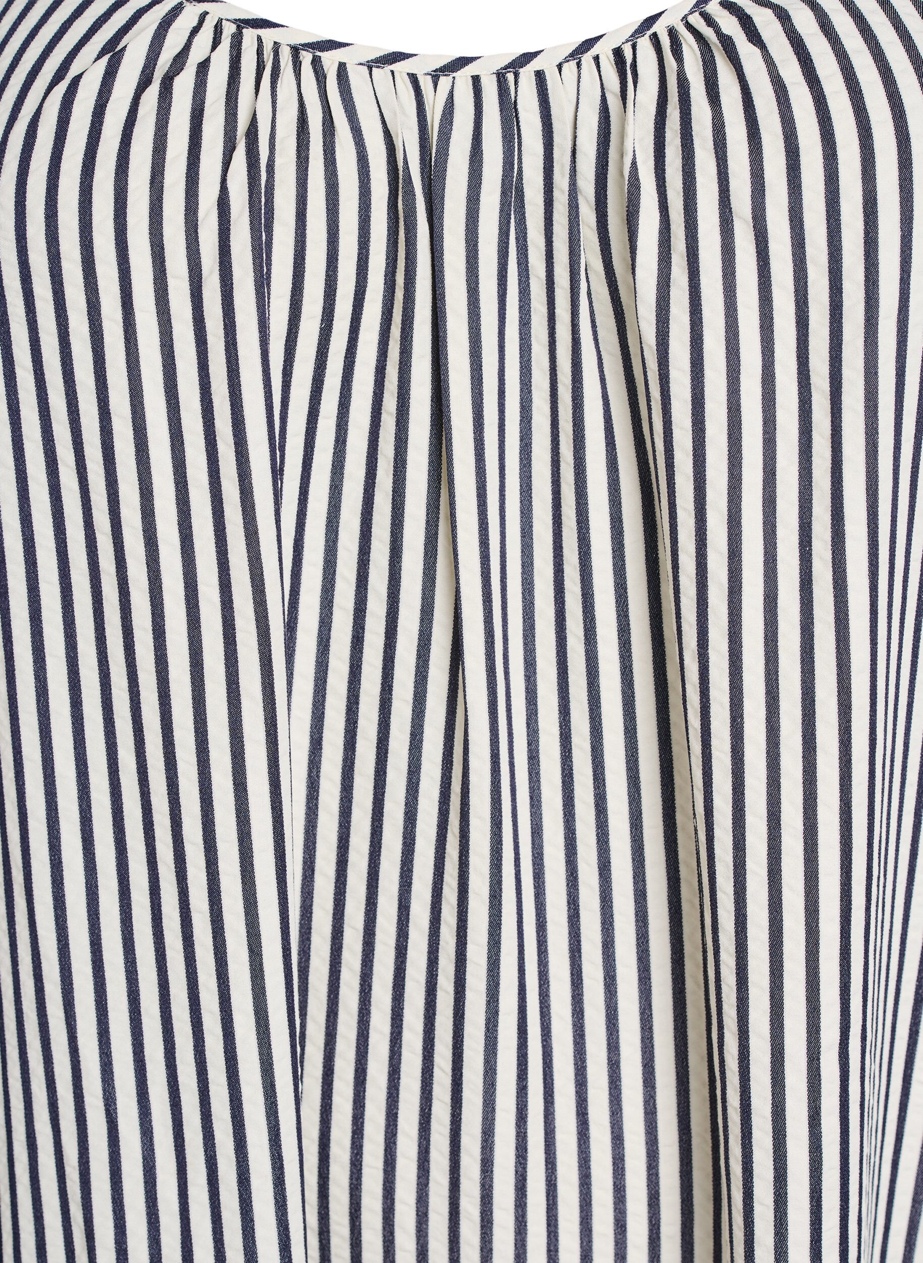 ZizziSommerkjole med striper og A-form, Svart, Packshot image number 2