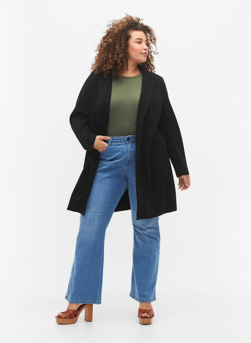 Lang blazer, Black, Model image number 3