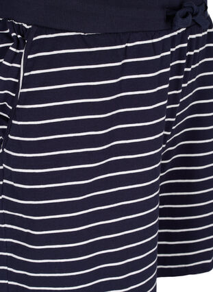 Bomullsshorts med lommer, Blue Stripe, Packshot image number 2