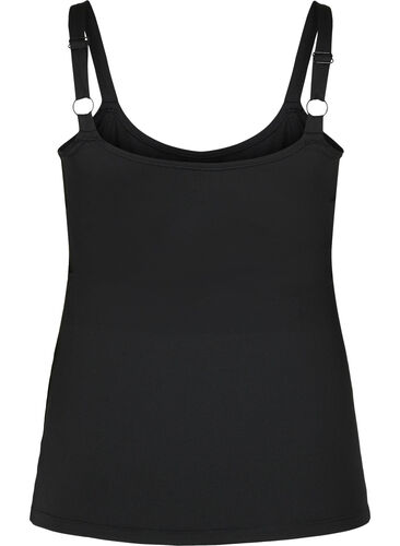 Light shapewear topp med justerbare stropper, Black, Packshot image number 1