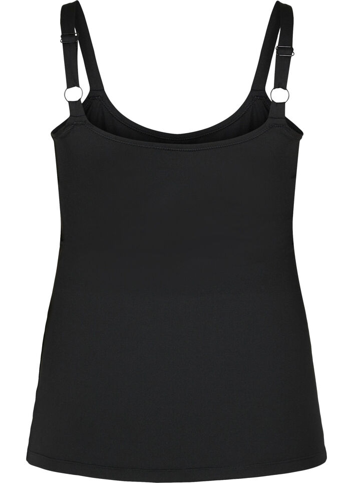 Light shapewear topp med justerbare stropper, Black, Packshot image number 1