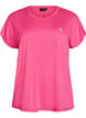 Ensfarget trenings-T-skjorte, Rosa, Packshot image number 0