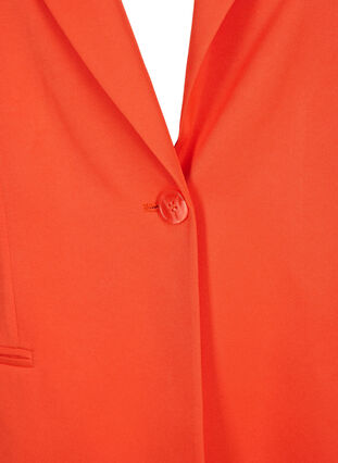 FLASH - Enkel blazer med knapp, Orange.com, Packshot image number 2