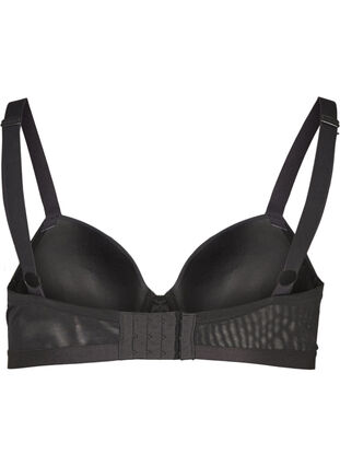 Formstøpt BH med netting, Black, Packshot image number 1