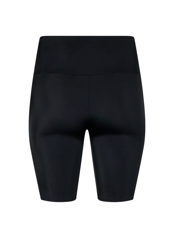 Lang badeshorts, Svart, Packshot image number 1