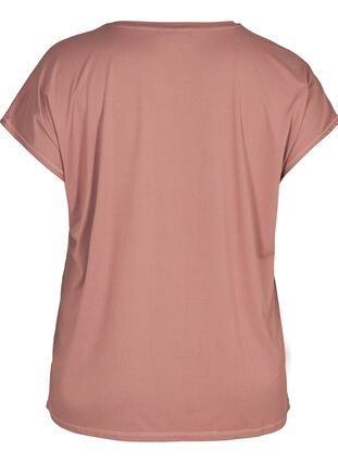 Ensfarget t-skjorte til trening, Grape Shake, Packshot image number 1