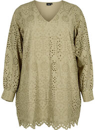 Bomullstunika med broderi anglaise, Coriander