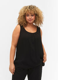 Topp i viskose , Black , Model