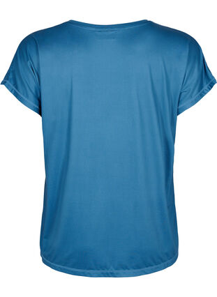 Kortermet trenings T-skjorte, Blue Wing Teal, Packshot image number 1
