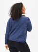 Treningsbluse med glidelås, Mood Indigo, Model image number 1