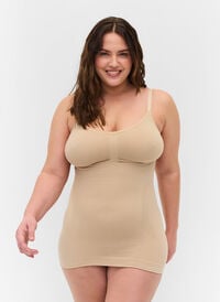 Shapewear stroppetopp, Beige Shapewear stroppetopp, Beige, Model