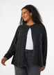 Strikket cardigan med rund hals og knappelukking, Gr&aring;, Model image number 0
