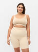 Light shapewear shorts med h&oslash;yt liv, Beige, Model image number 0