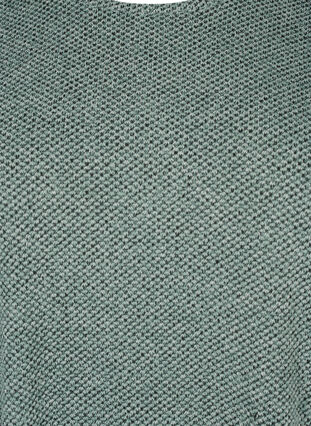 Melange Bluse med rund hals og lange ermer, Green Bay, Packshot image number 2