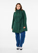Kort A-linje kåpe, Trekking Green Mel., Model image number 3