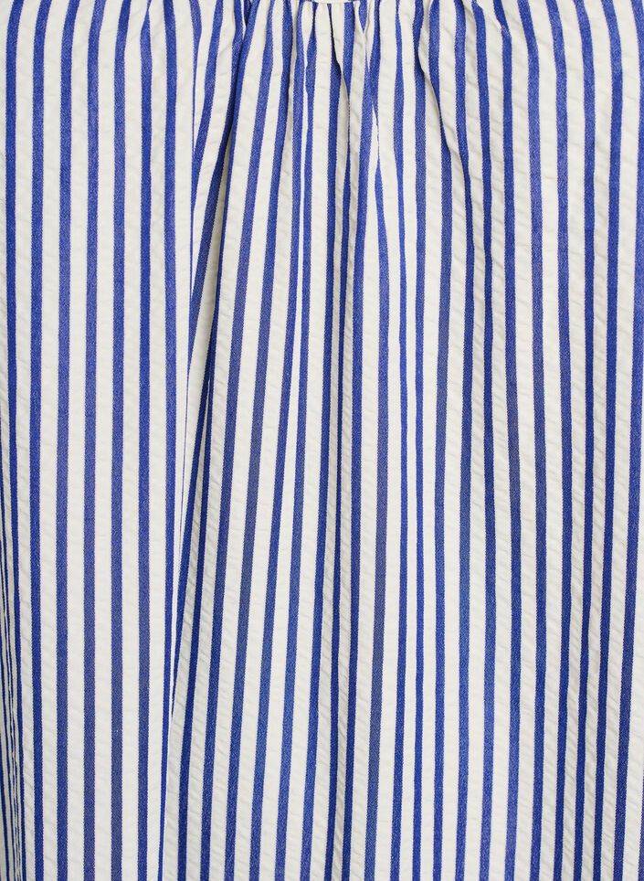 Sommerkjole med striper og A-form, Bl&aring;, Packshot image number 2