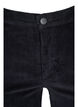 Fløyelsbukse med bootcut, Black, Packshot image number 2