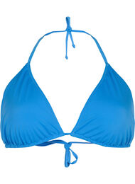 Ensfarget trekantet bikinitopp, Nebulas Blue
