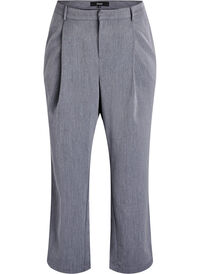 Høytlivs dressebukser med rette ben, Grå Høytlivs dressebukser med rette ben
