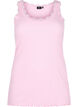 Topp med blondekant, Rosa, Packshot image number 0