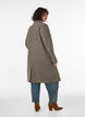 Mellomlang rutete k&aring;pe, Brun, Model image number 2