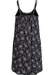 Midi strap dress in organic cotton, Svart, Packshot image number 1