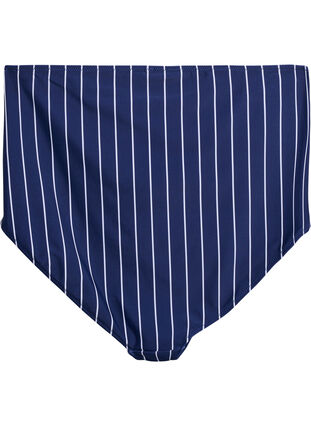 Zizzi Bikinitruser med trykk og høy midje, Blå, Packshot image number 1