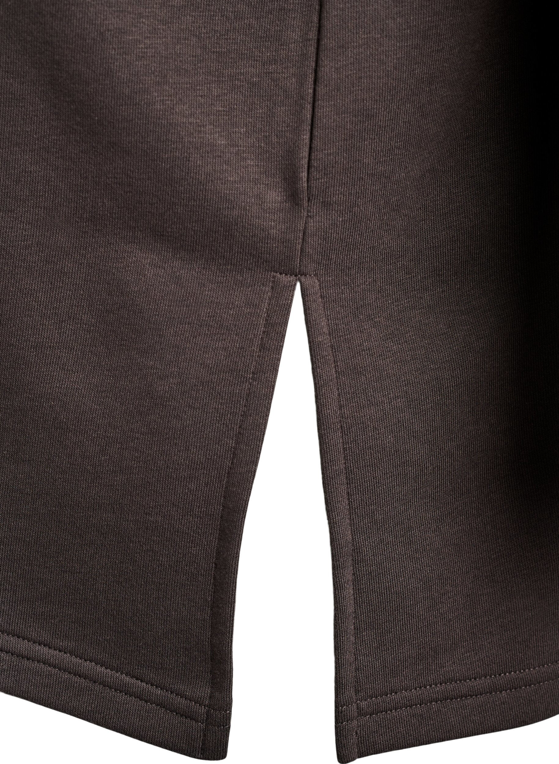 Zizzi Oversized genser T-skjorte, Brun, Packshot image number 3