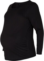 Basis genser til gravide med lange ermer, Black