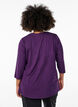 Treningsbluse med 3/4-ermer, Lilla, Model image number 2