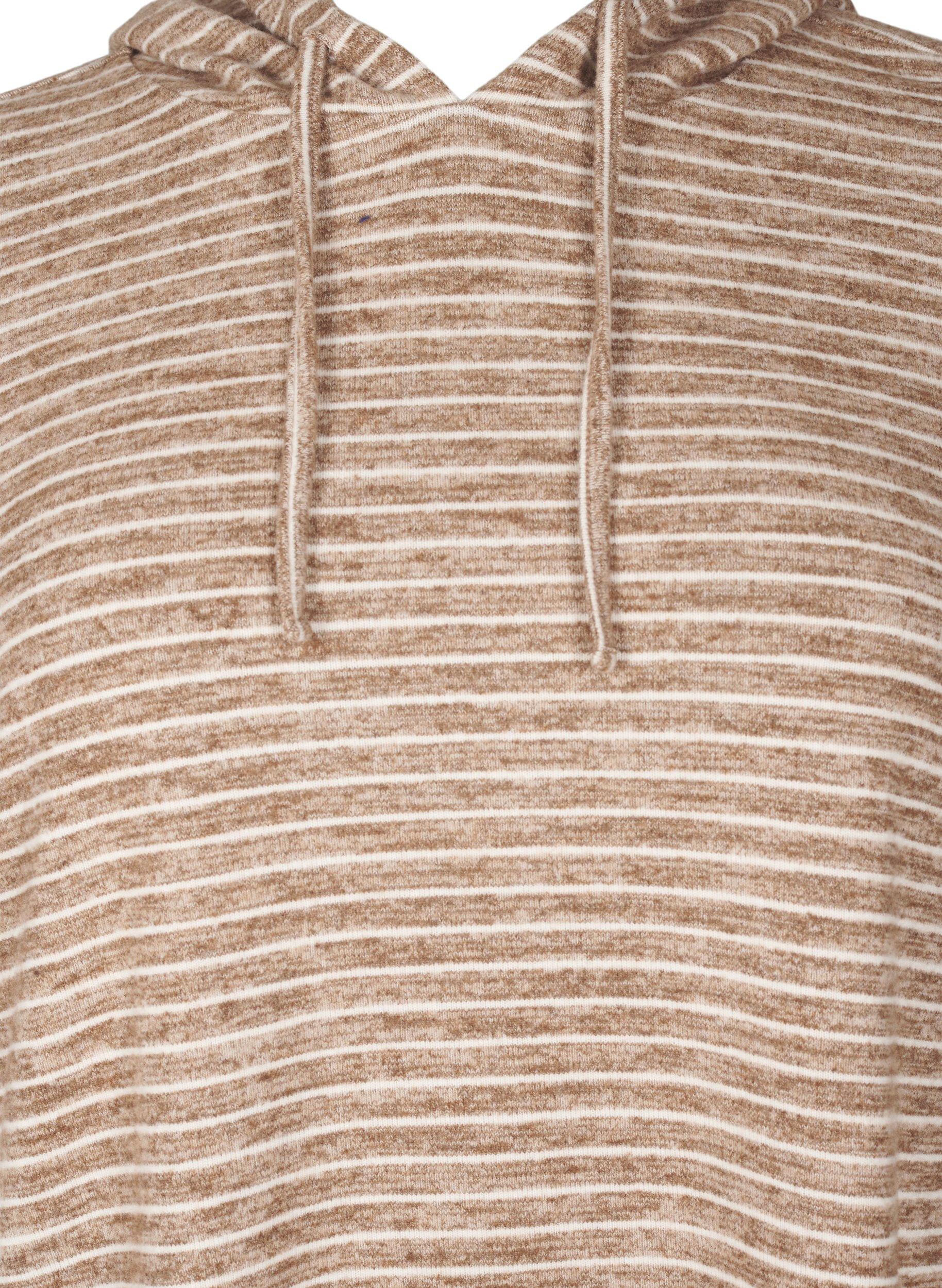 Zizzi Avslappet hettegenser, Fondue Fudge, Packshot image number 2