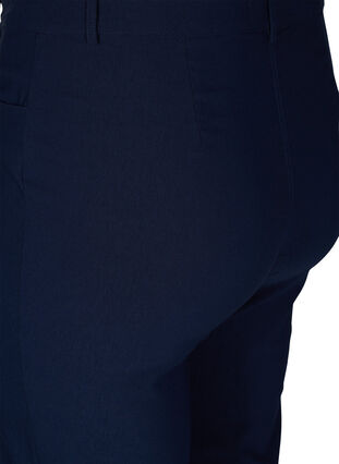 Klassiske bukser i en viskosemiks, Night Sky, Packshot image number 3