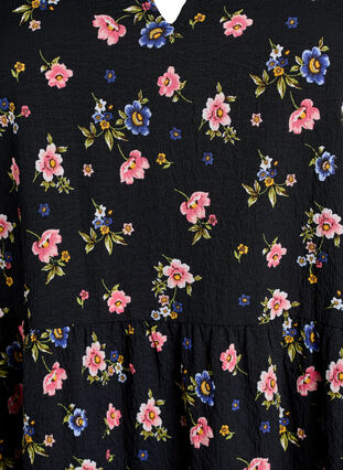 Zizzi FLASH - Kort A-linje kjole, Svart, Packshot image number 2