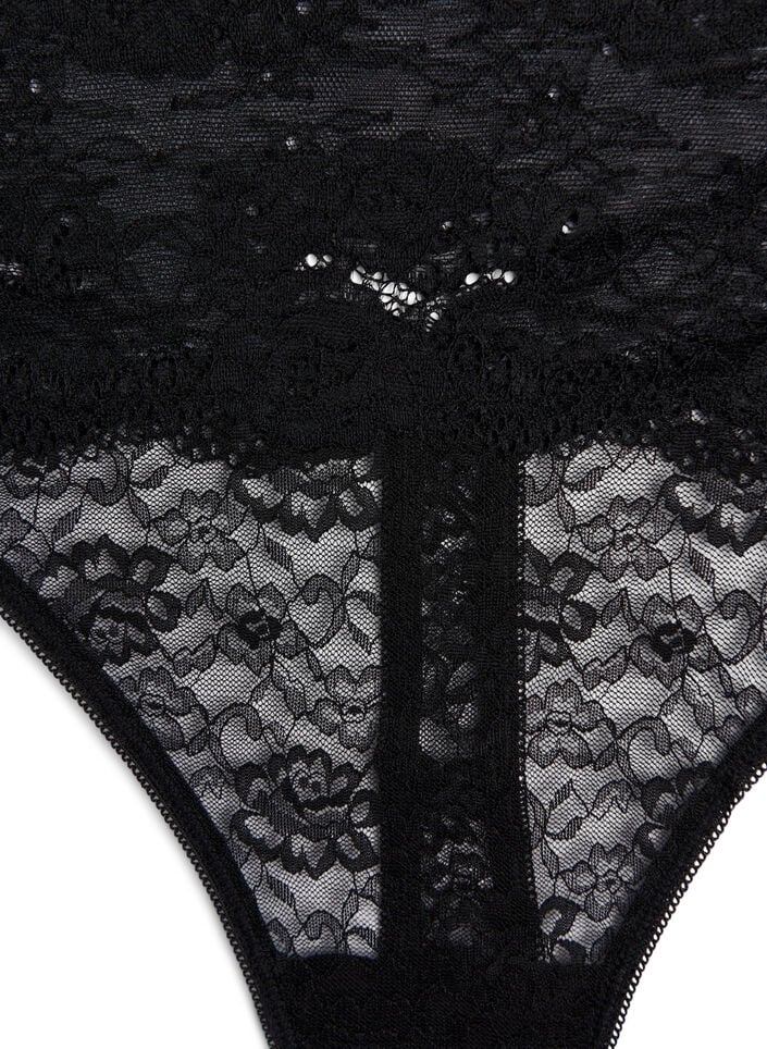 2-pk g-streng truse, Svart, Packshot image number 3