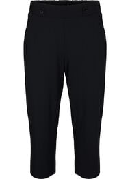 7/8-bukser med løs passform, Black