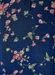 A-linjeformet tunika med blomsterprint, Bl&aring;, Packshot image number 2