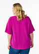 Kortermet bluse med V-hals, Lilla, Model image number 2