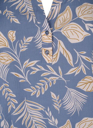 FLASH - bluse med lange ermer og trykk, Delft AOP, Packshot image number 2
