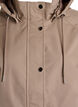 Kort v&aring;rjakke med avtagbar hette, Beige, Packshot image number 2