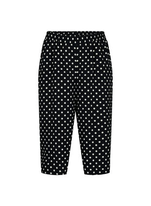 Culottebukser med mønster, Black Dot, Packshot image number 0