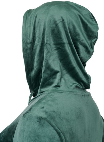 Velurkjole med hette, Scarab, Packshot image number 3