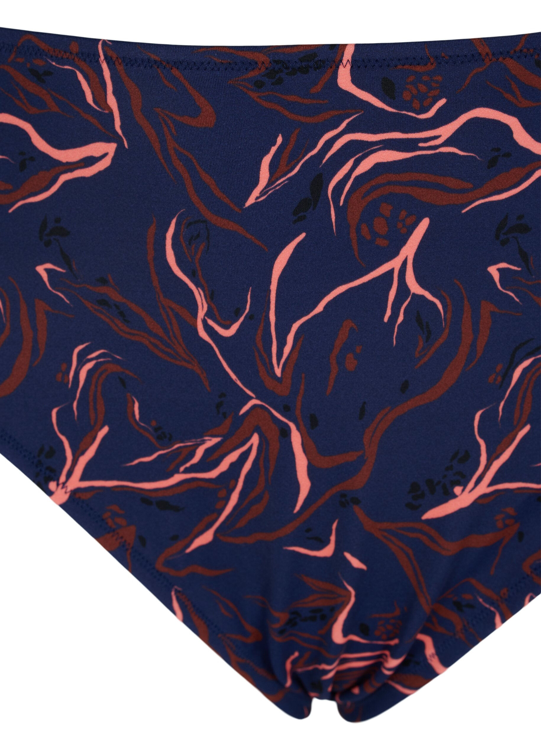 Zizzi Bikinitruse med h&oslash;yt liv og h&oslash;y skj&aelig;ring, Svart, Packshot image number 2