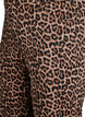 Leopardjeans med regular fit og vanlig midje, Brun, Packshot image number 2