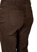 Ellen bootcut-jeans i farget denim, Brun, Packshot image number 3