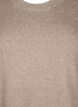 Strikket kjole med rund hals og splitt, Desert Taupe Mel., Packshot image number 2