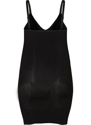 Shapewear kjole med tynne stropper, Black, Packshot image number 1
