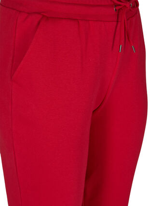 Løse joggebukser med lommer, Red, Packshot image number 2
